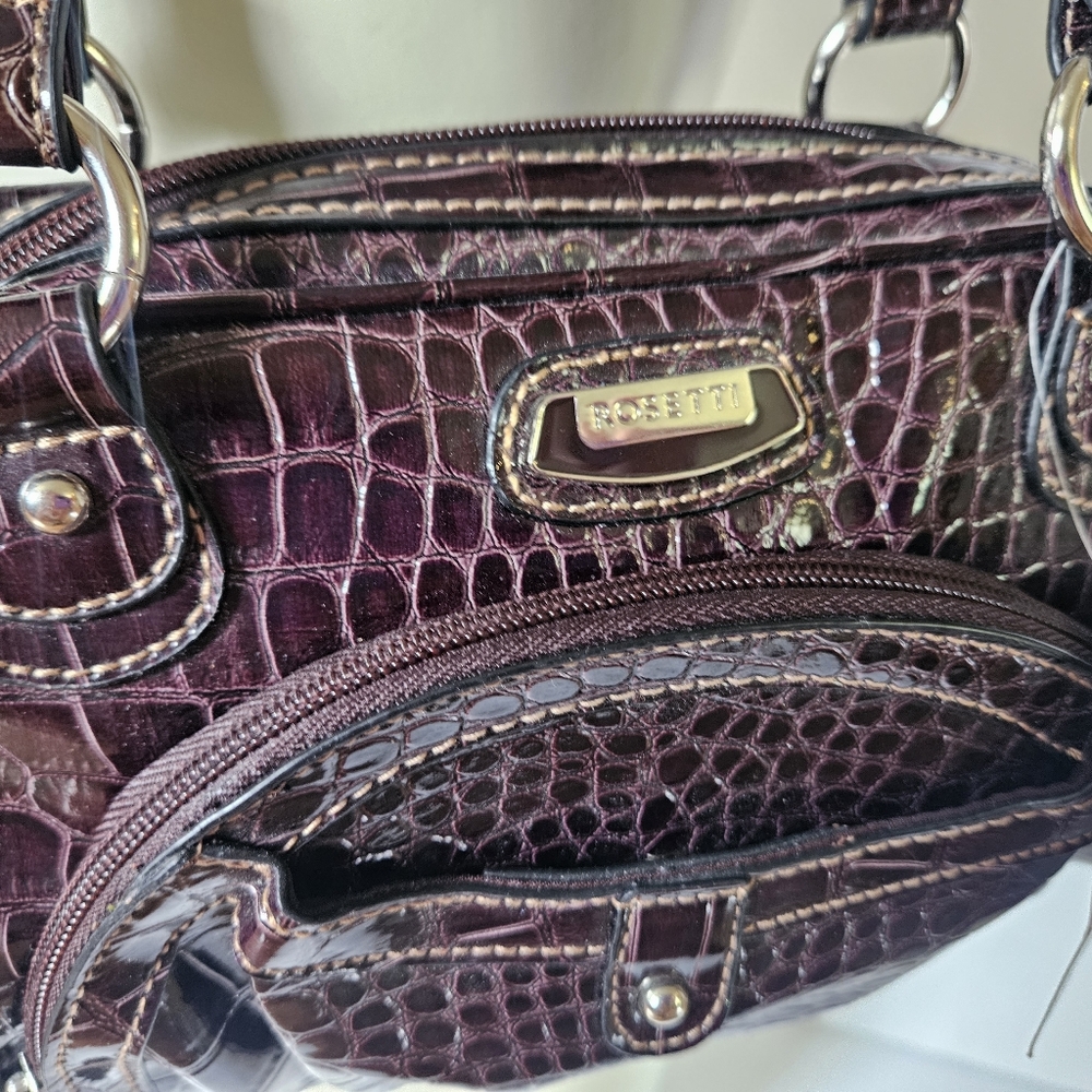 Rosetti Brown Mini Satchel Bag - Picture 2 of 9